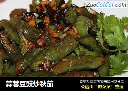 蒜蓉豆豉炒秋茄