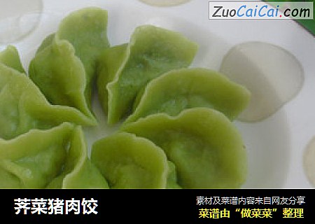 荠菜猪肉饺