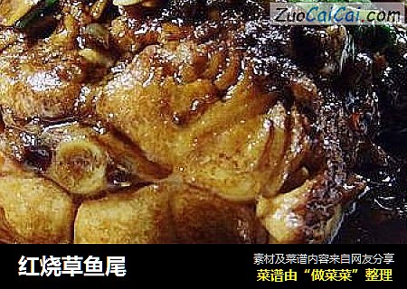 红烧草鱼尾