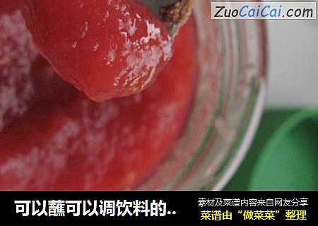 可以蘸可以调饮料的自制山楂酱