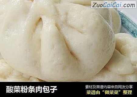 酸菜粉条肉包子