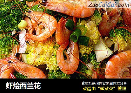 虾烩西兰花