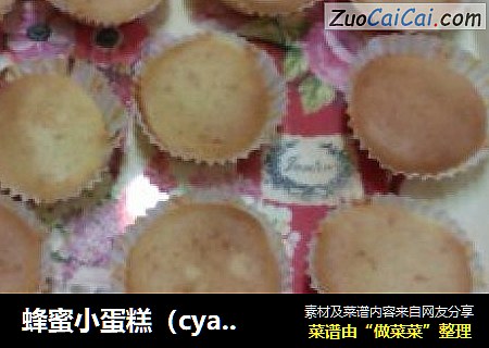 蜂蜜小蛋糕（cyalina-亲手制作）
