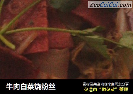 牛肉白菜烧粉丝
