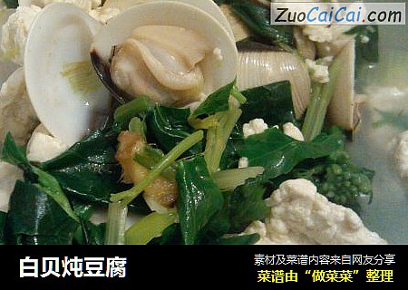 白贝炖豆腐