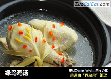 绿鸟鸡汤