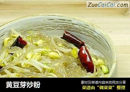 黄豆芽炒粉
