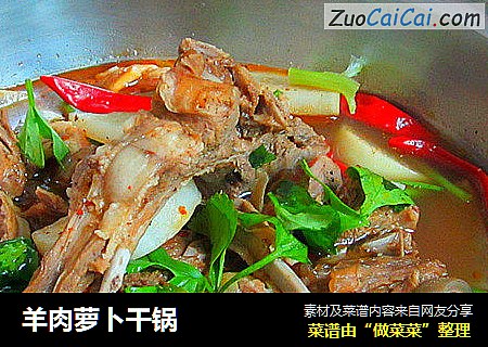 羊肉萝卜干锅