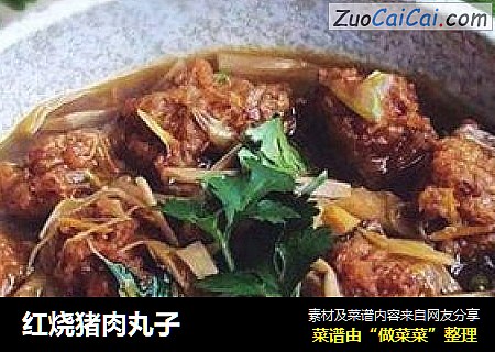 红烧猪肉丸子