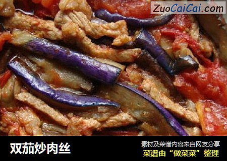 双茄炒肉丝