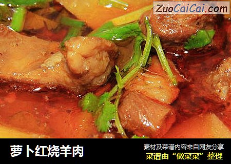 萝卜红烧羊肉