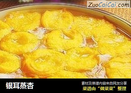 银耳蒸杏