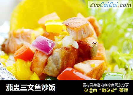 茄盅三文鱼炒饭