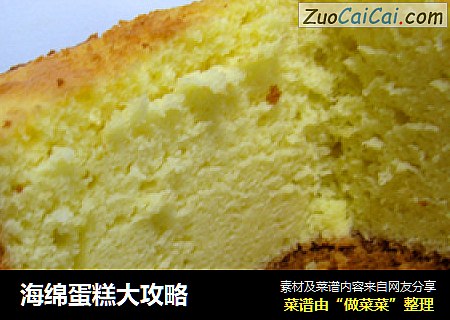 海绵蛋糕大攻略