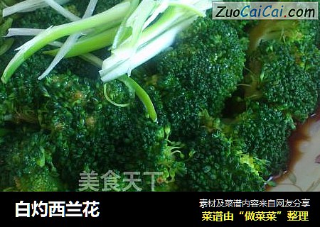 白灼西兰花
