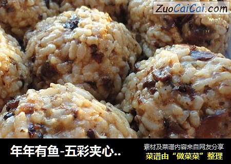 年年有鱼-五彩夹心饭团
