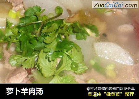 萝卜羊肉汤