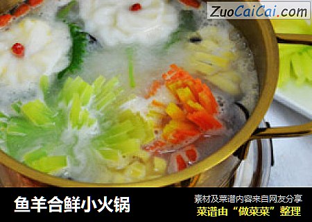 鱼羊合鲜小火锅