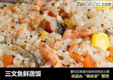 三文鱼鲜蔬饭