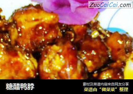 糖醋鸭脖