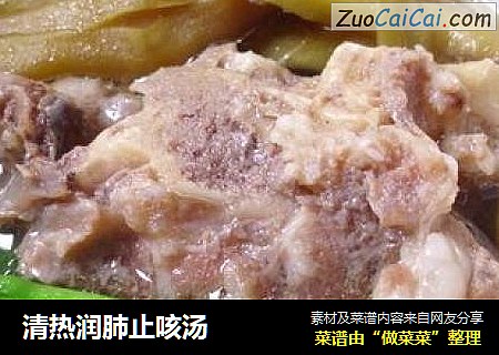 清热润肺止咳汤
