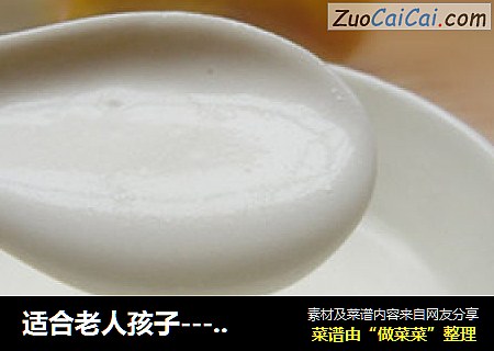 适合老人孩子----【无蛋沙拉酱】