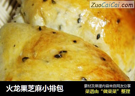 火龙果芝麻小排包