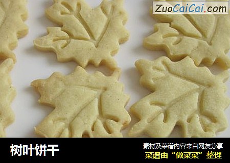 树叶饼干