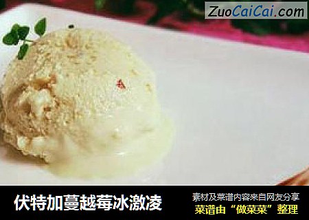 伏特加蔓越莓冰激凌