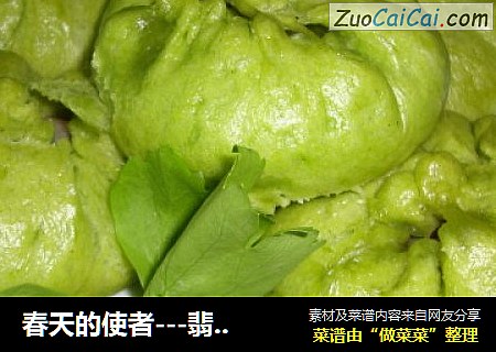 春天的使者－翡翠哈哈菜肉包
