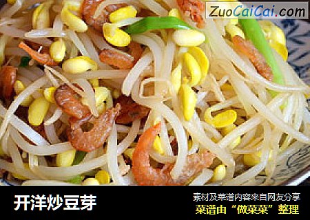 开洋炒豆芽