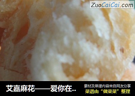 艾嘉麻花——爱你在深秋