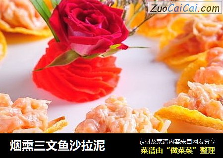 烟熏三文鱼沙拉泥