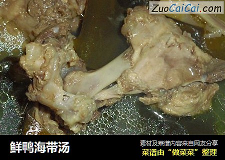 鲜鸭海带汤