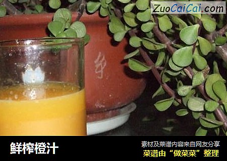 鲜榨橙汁