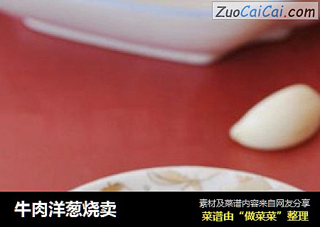 牛肉洋葱烧卖