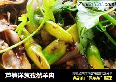 芦笋洋葱孜然羊肉