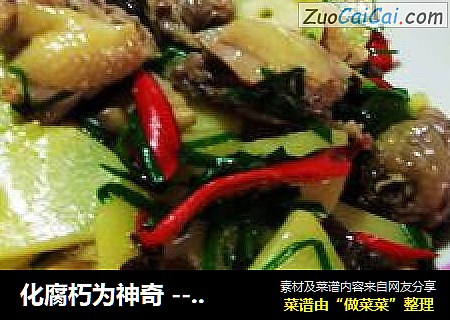 化腐朽为神奇---剩菜之华丽转身