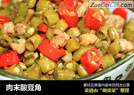 肉末酸豆角