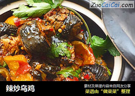 辣炒乌鸡