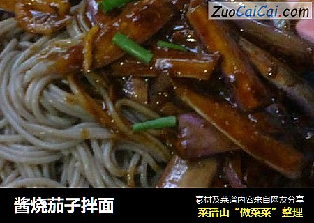 酱烧茄子拌面