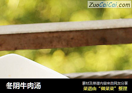 冬阴牛肉汤