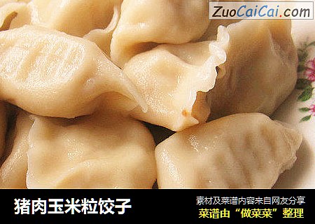 猪肉玉米粒饺子