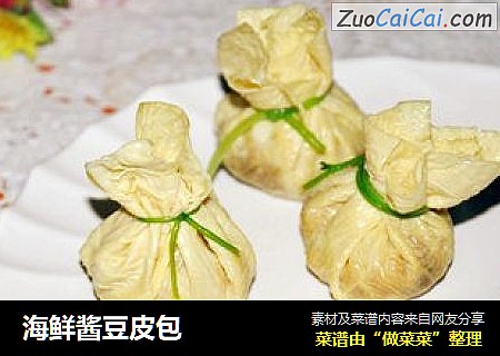 海鲜酱豆皮包