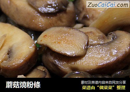 蘑菇燒粉條