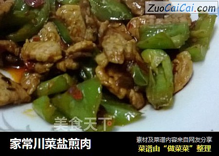 家常川菜盐煎肉