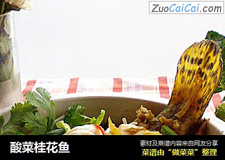 酸菜桂花鱼