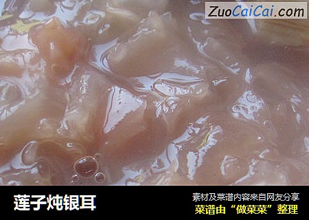 莲子炖银耳