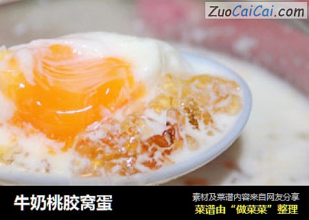 牛奶桃胶窝蛋