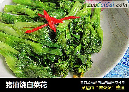 猪油烧白菜花